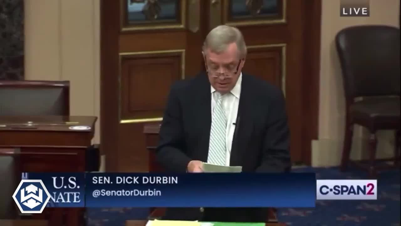 Senator Dick Durban Says The COVID Vaccine Has Killed Millions!!!