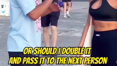 Did she win or not? She talked