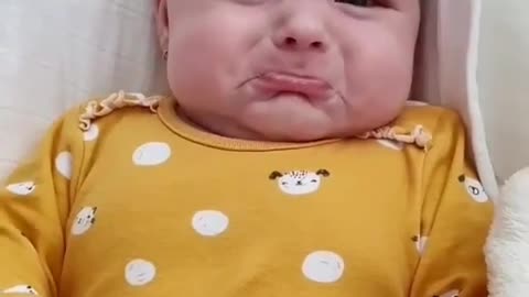 Cute Baby Crying Full HD Video