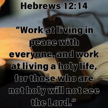 Live In Peace With Everyone—It's Not Just A Choice, It's A Calling. ✨✝️