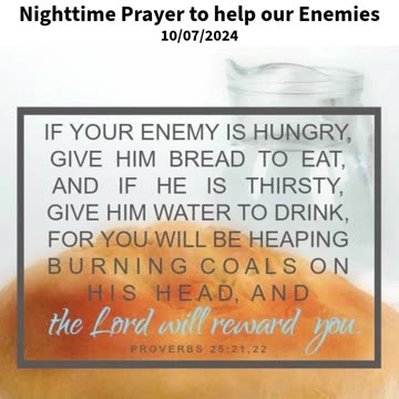 Nighttime Prayer to help our Enemies #youtubeshorts #grace #jesus #mercy #faith #fyp #trust #blessed