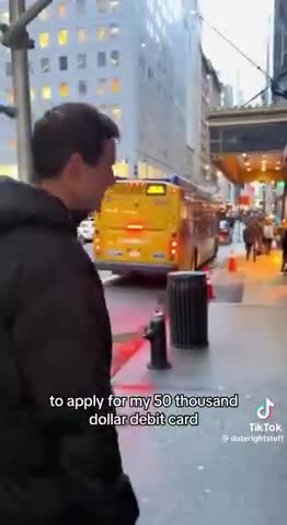 I'M HEADING TO THE MIGRANT CENTER TO APPLY FOR MY 50 THOUSAND DOLLAR DEBIT CARD