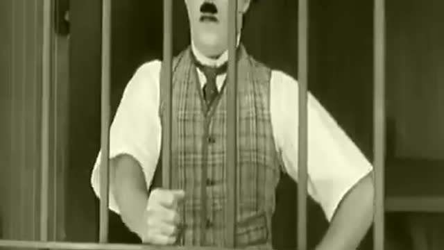 Charles chaplin and lion