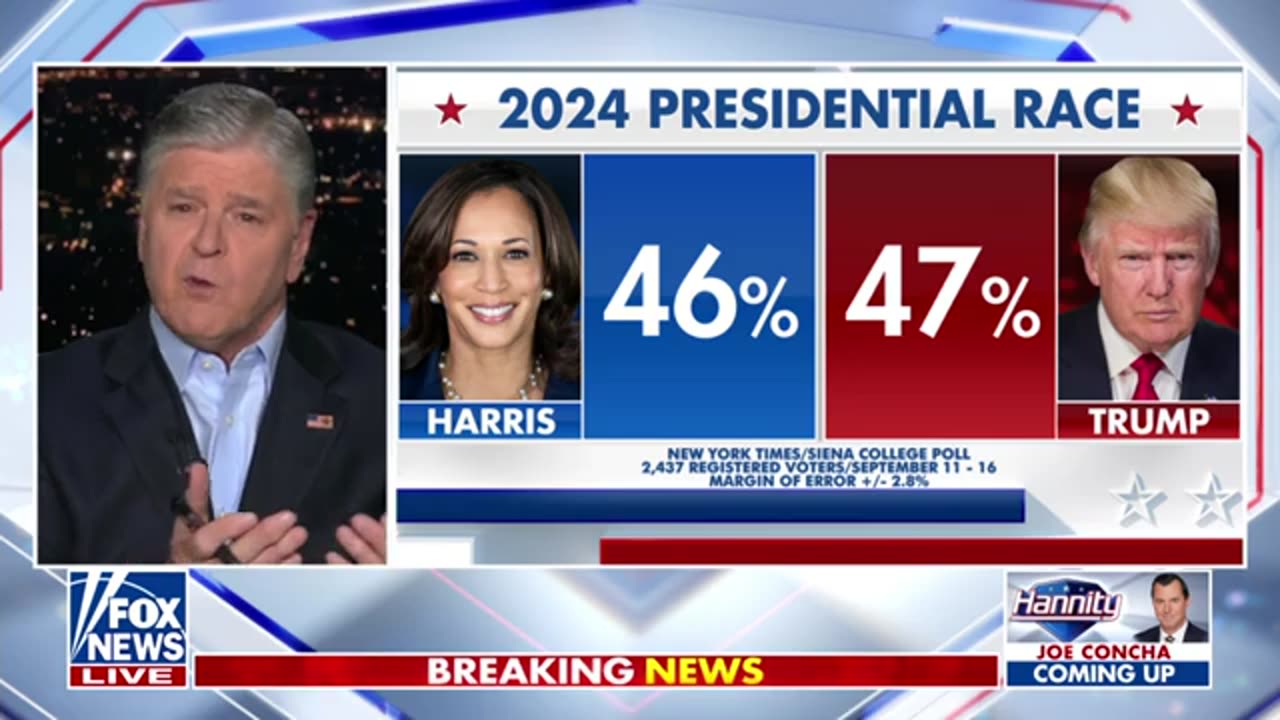 Sean Hannity_ This is a 'major blow' to the Harris campaign