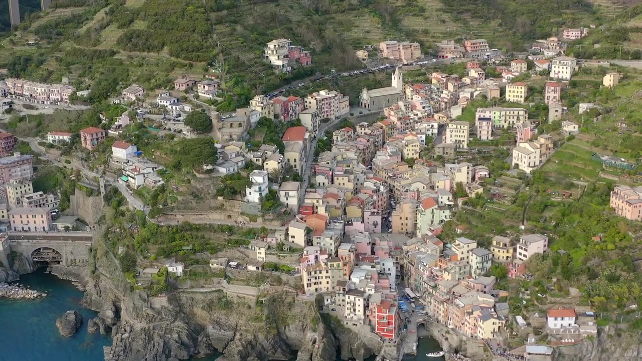 Nature Mountain / Beautiful view Sea / Italy and Cinque Terre Videos