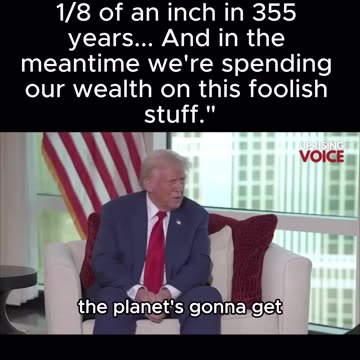 Listen to Trump expose the Climate Scam.