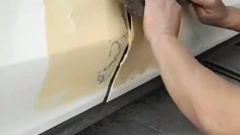 Car paint repair process