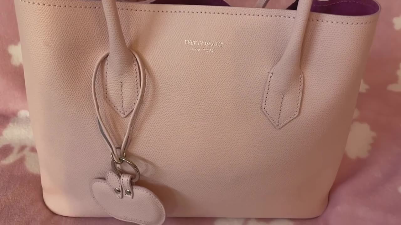 What's in my BEAUTIFUL Teddy Blake Pink Vanessa Palmelatto Bag