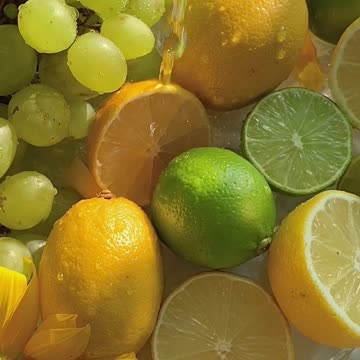 Beautiful high definition video of washing fruit