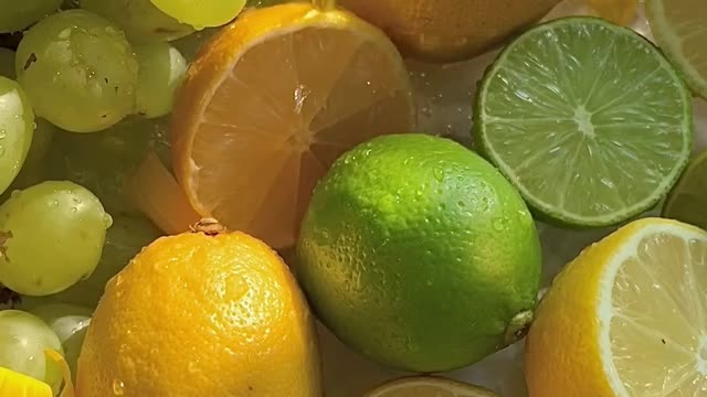 Beautiful high definition video of washing fruit