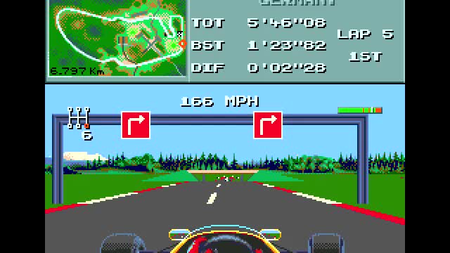 F1 World Championship (Sega Mega Drive) - German GP