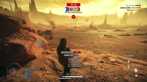 SWBF2: Instant Action Mission (Attack) Galactic Republic Geonosis Gameplay