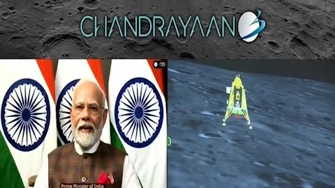 Chandrayan 3 landing video