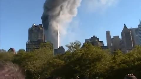 New 911 footage released on the same day as Ukraine invasion - CGI