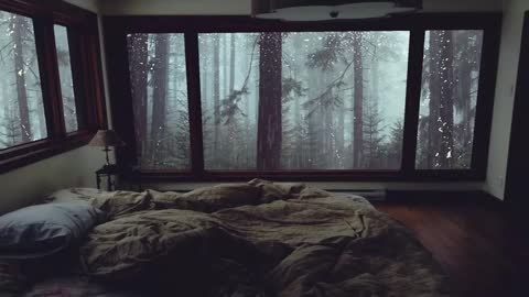 relaxing rain sounds for bed time sleeping