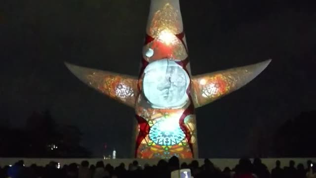 Amazing illumination show in Expo- Memorial Park ,Osaka ,Japan