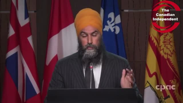 Watch: Jagmeet Singh responds with his thoughts on Conservative MP’s meeting with James Topp.