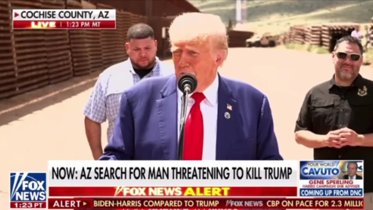 No one told Trump that there was a manhunt for someone that wants to kill him