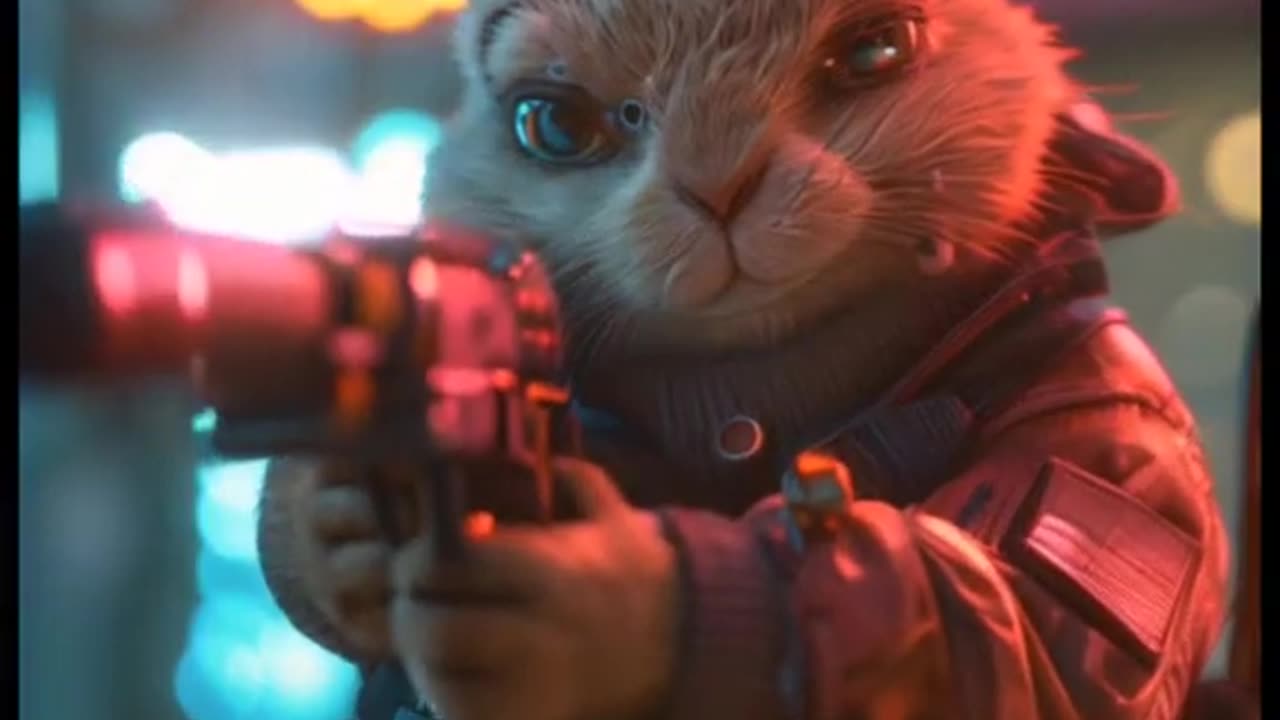 Cyberpunk Animals: Futuristic World of Rebel Animals