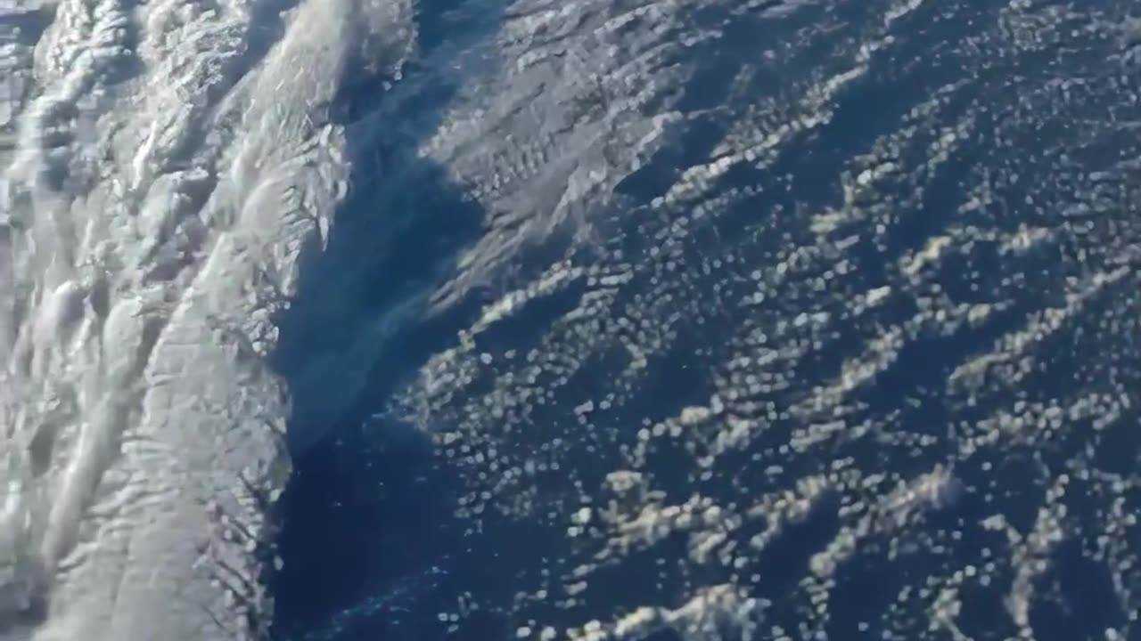 Earth's curvature as seen from Space