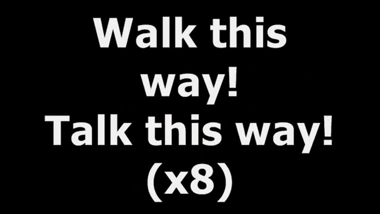 Aerosmith Walk This Way Lyrics