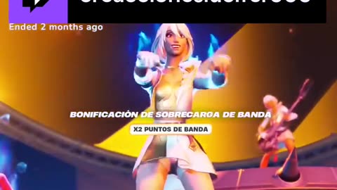 Fortnite - jugando al festival de musica