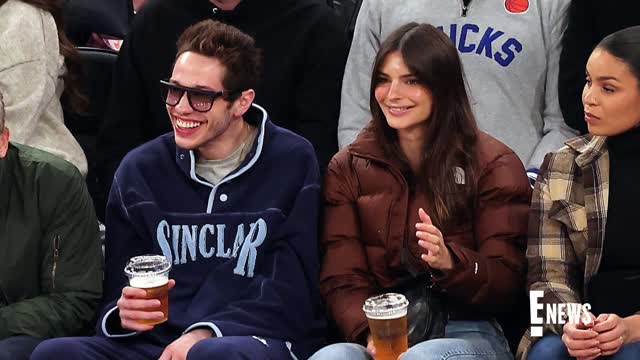 Pete Davidson & Emily Ratajkowski SPOTTED at Knicks Game Together E! News