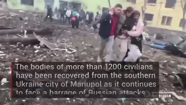 1200 bodies recovered from the Russian’s attack on Mariupol,Ukraine