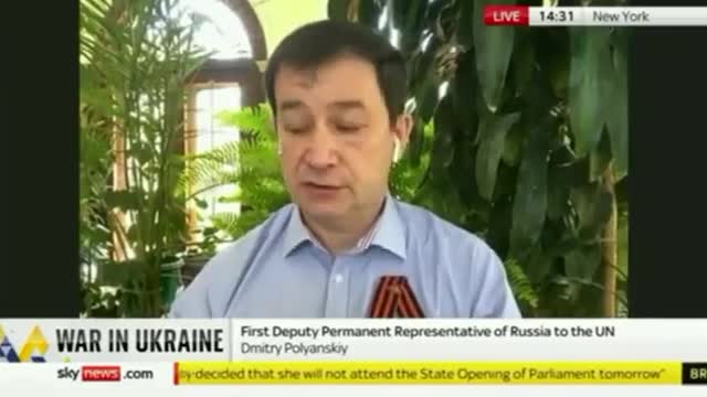 Russian spokesman starts dropping truth bombs so they cut him off.