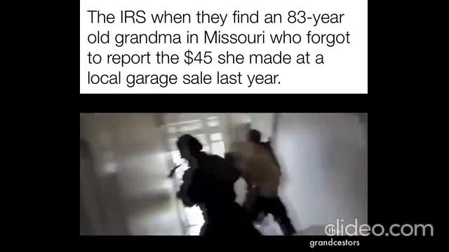 IRS Raids Grandma's Home