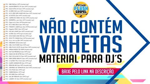 PAREDÃO FLASH GOSPEL SEM VINHETA PARA DJS