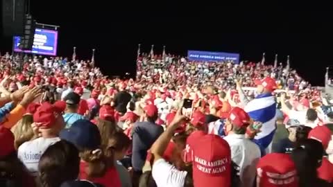 I will Vote for President Trump from the Miami Rally!!