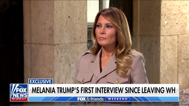 "Never say never" - Melania Trump