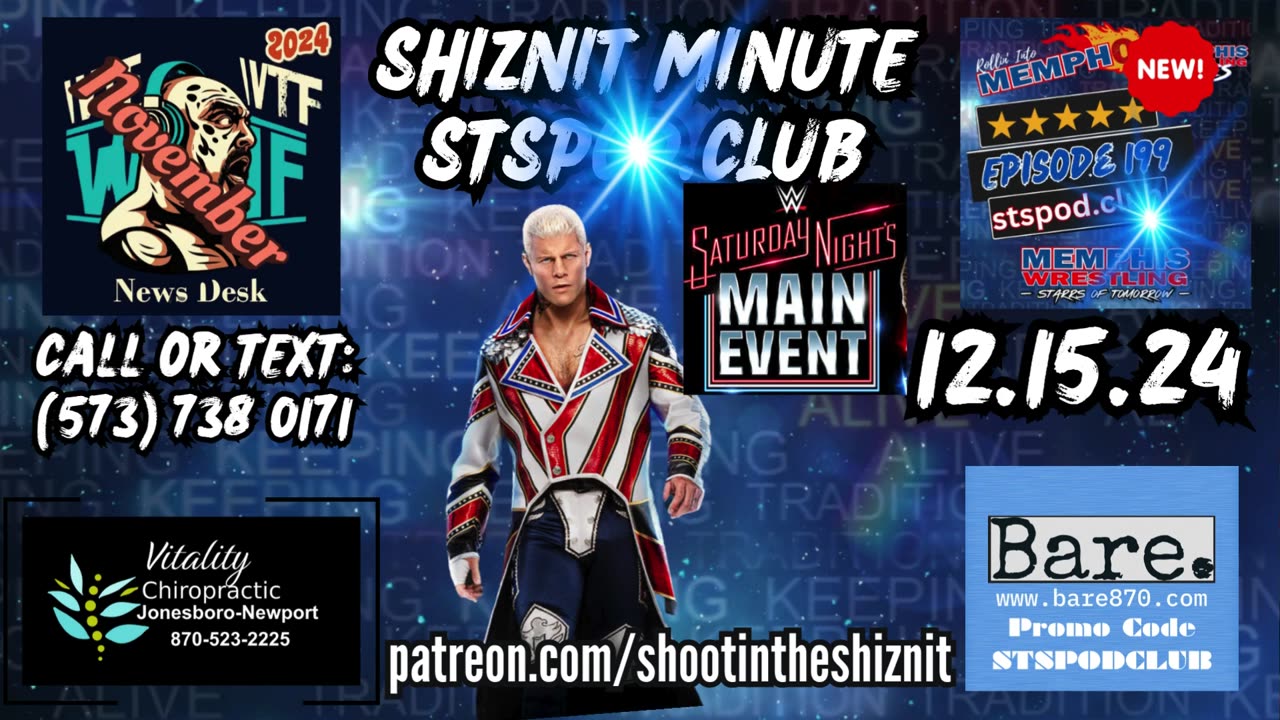 SHIZNIT MINUTE 12.15.24-BT TALKS SNME!!!