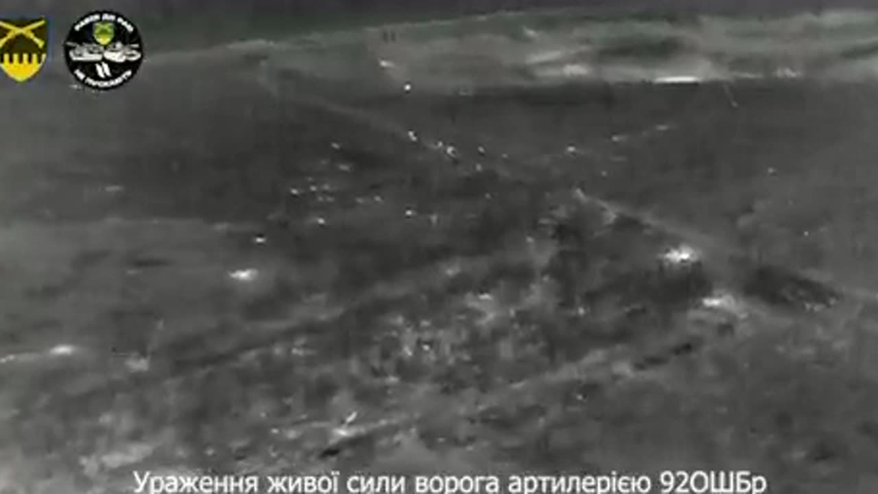 Ukrainian Artillery Shreds Russian Assault Group Before it Even Started