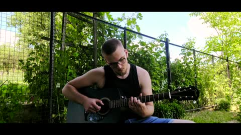 surrounded by nature (with guitar)