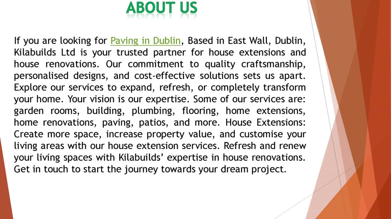 If you are looking for Paving in Dublin