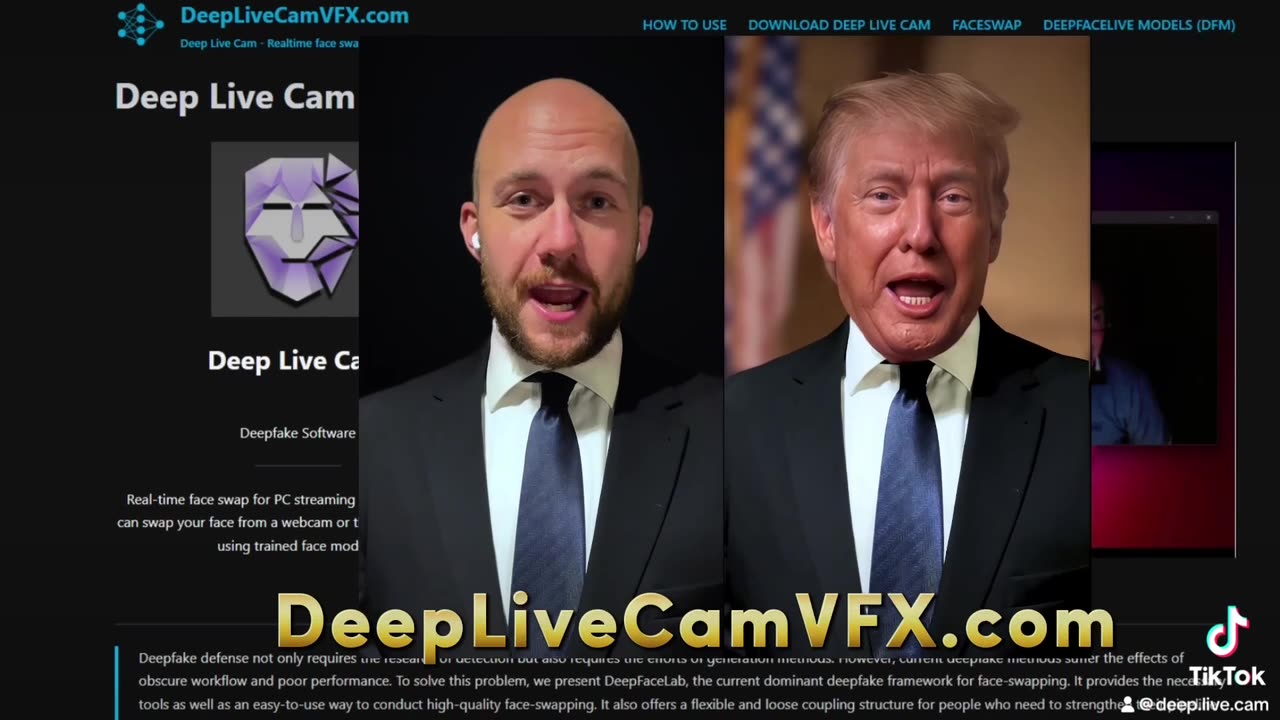 Deepfake Donald Trump: You Won't Believe What He Said! 😱 | Deep-Live-Cam