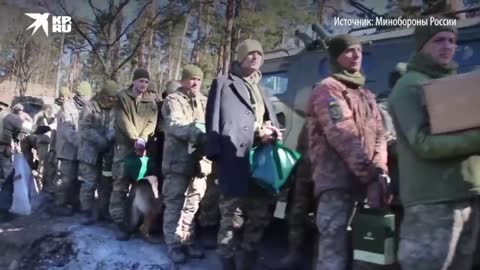 Ukrainian military captured by the forces of the Russian