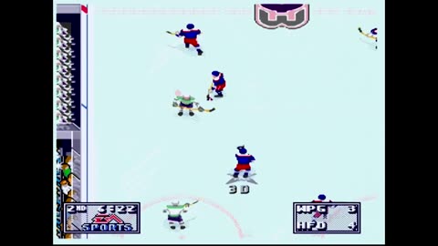 NHL95 (Sega Genesis) Winnipeg vs Hartford Part2