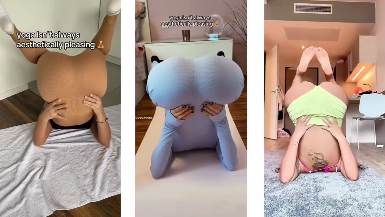 TikTok yoga challenge 💜💜💜