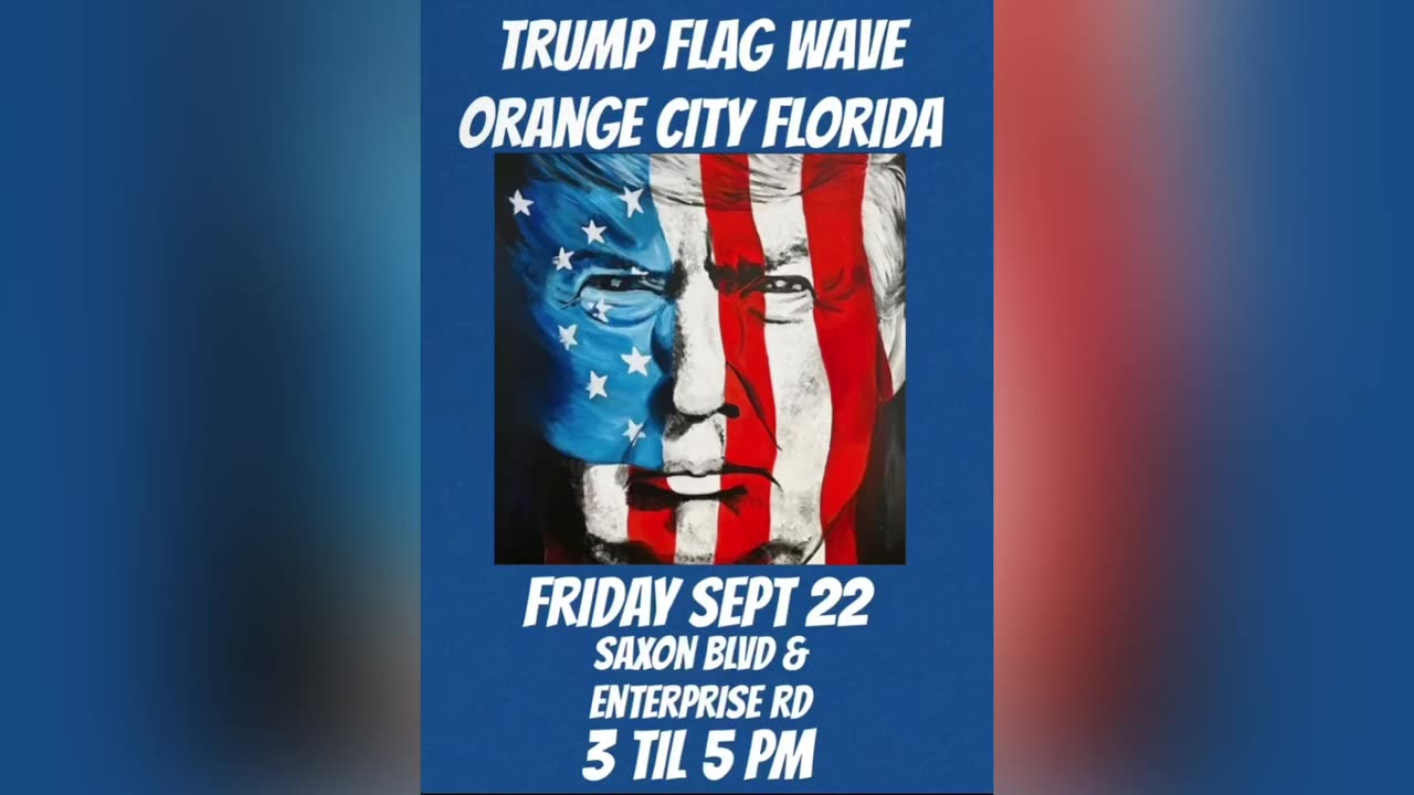 Trump Flag Wave this Friday