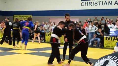 Girl fights boy
