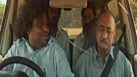 Yogibabu learning car driving