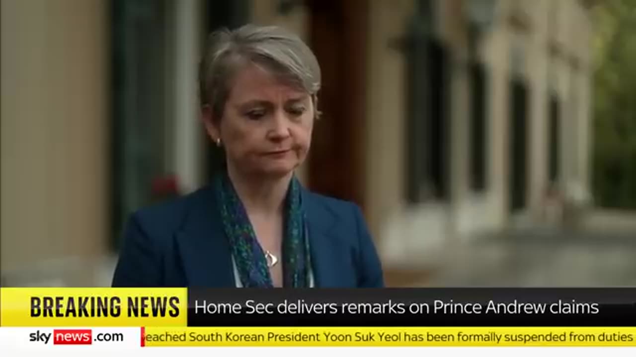 Home Secretary 'won't comment' on Prince Andrew's links with suspected Chinese spy