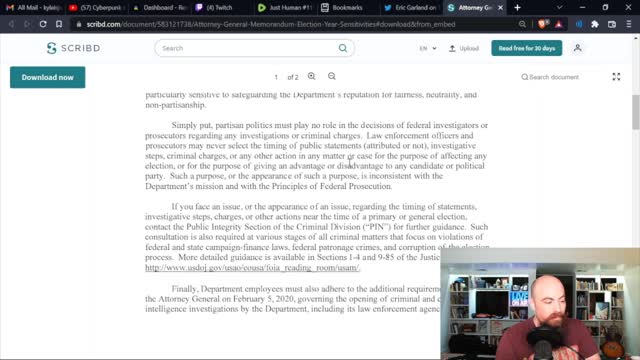 Weiss Probe into Biden Crime Family at "critical juncture" + Garland's Memo from May 2022