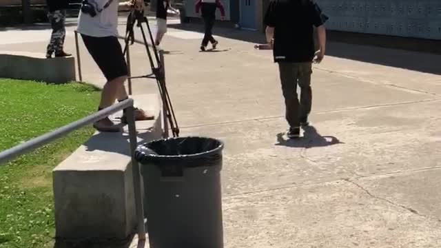 Perfect Scooter Back Flip Down Famous El Toro Stairs