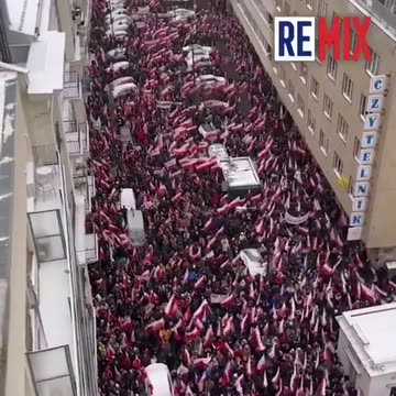 It's 1°C in Poland right now and plummeting to -8°C in a few hours.