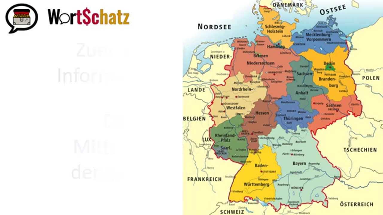 Die deutschen Bundesländer für alle Wortschätzchen