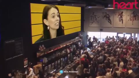 Jacinda Ardern resignation celebration video